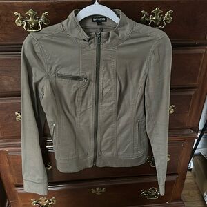 Express army green jacket